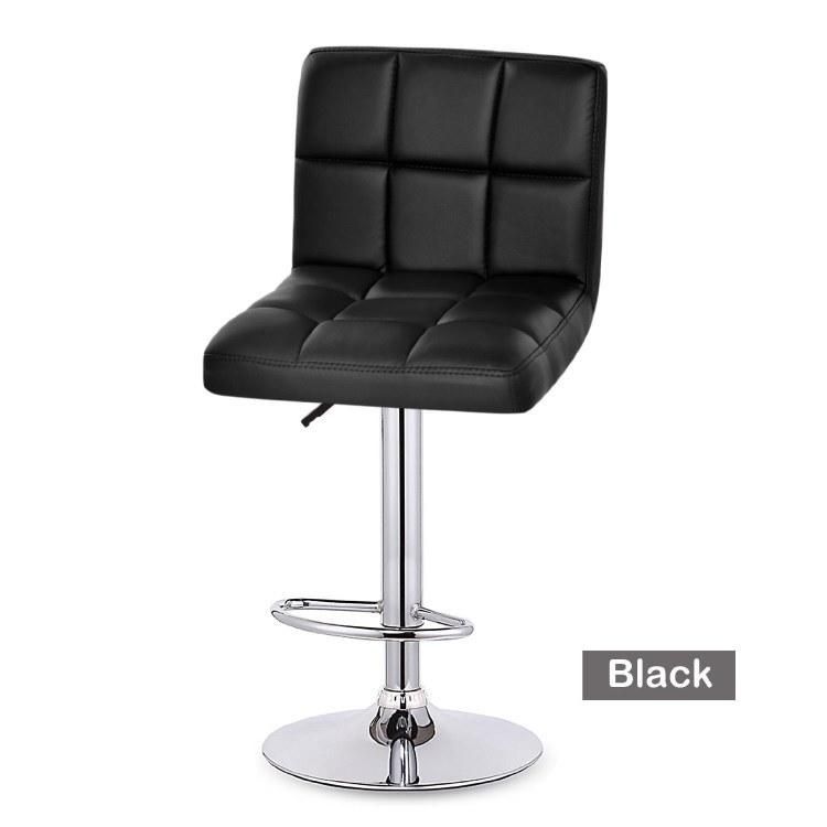 Light Luxury Simple Bar Chair Reception Bar Chair Stool Home Lift High Stool High-End Modern Faux Leather Bar Chair