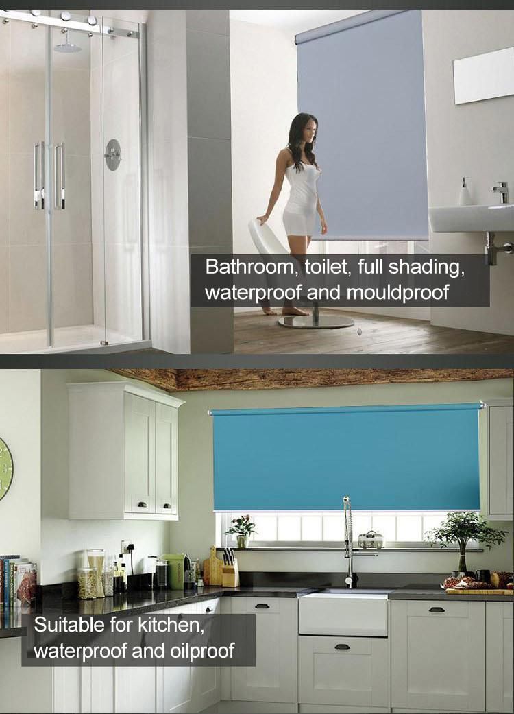 Self-Elevating Roller Blind Sunscreen Lightproof Bathroom Toilet Waterproof