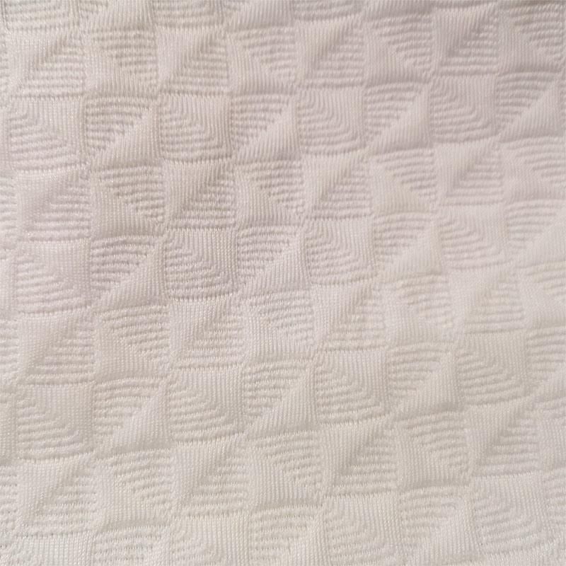 High Quality 3D Knitted Jacquard Bamboo Mattress Ticking Fabric Latex Protector Fabric