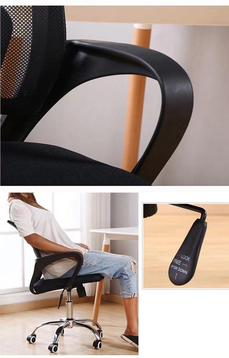 Factory Sells South African Computer Chairs Home Mesh Breathable Fancy Screw Lift Office Chair Rotary Adjustable High Game Stool