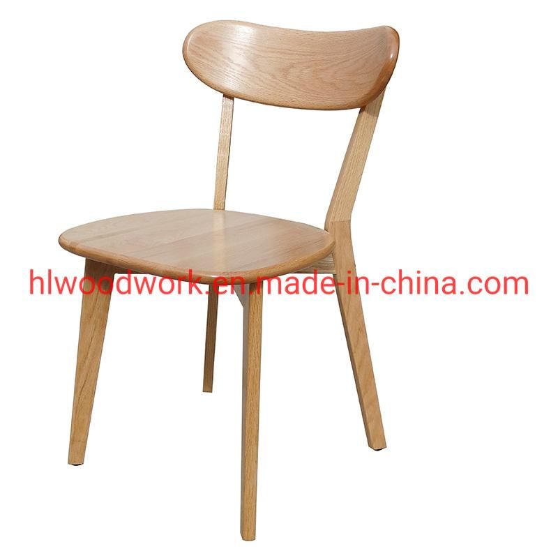 Cross Chair Oak Wood Dining Chair Wooden Chair Office Chair Round Seat Hotel Chair