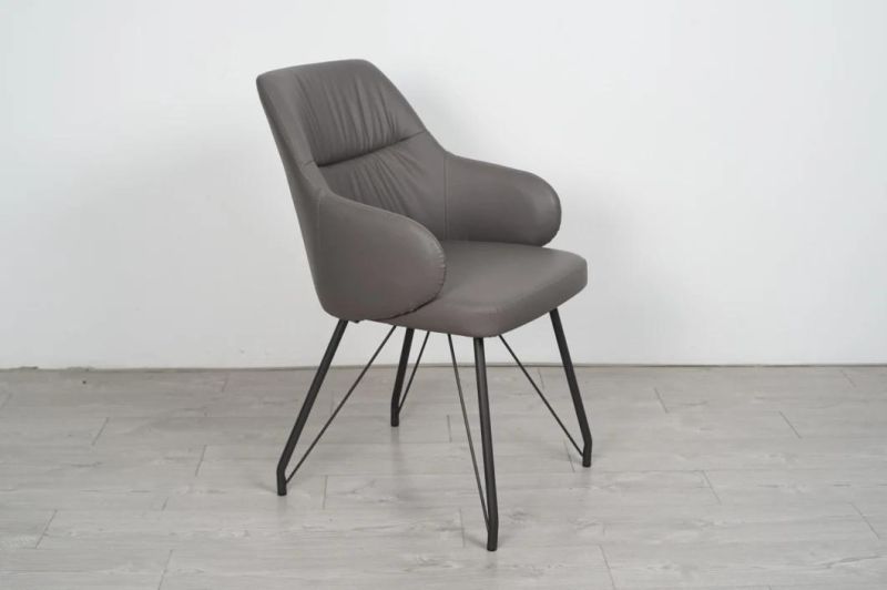 High Quality Modern Designer Chrome Steel Dining Chair