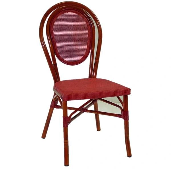 European Design Popular Paris Chair Stackable Fabric Coffee Shop Cafe Chair