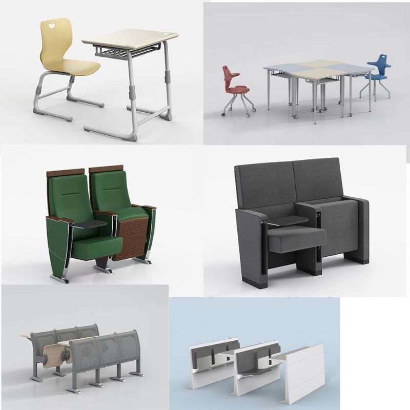 New Design Best Selling Auditorium Chair Without Writing Table