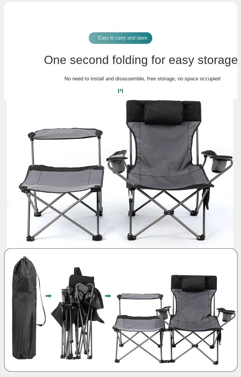 Gauze Net Fishing Stool Portable Leisure Child Mother Beach Chair Camping Backrest Armchair