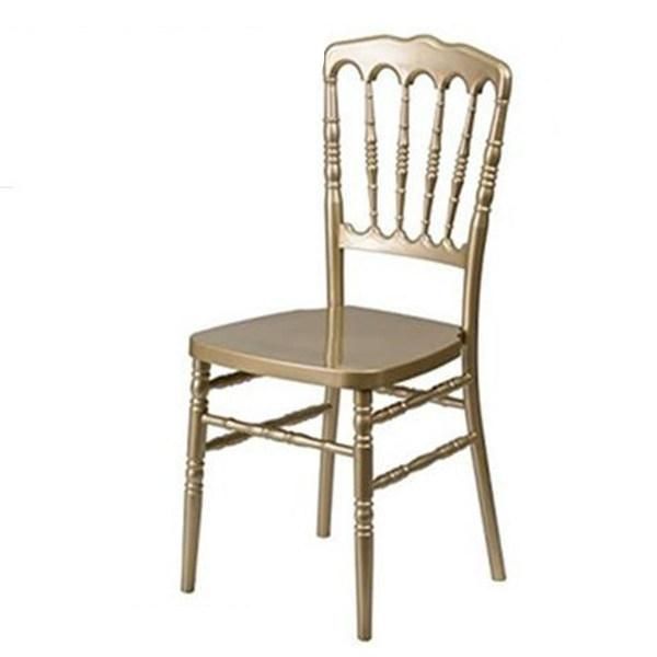 Latest Design China Made Metal Wedding Dining Armless Chiavari Chair