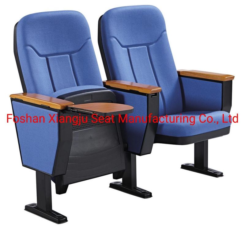 Cinema Seating Movie Theater Chair Chart Cup Holder Cheap Auditorium Chair with Sponge Cushion Plastic Back Shell Meeting Chair Mechanism