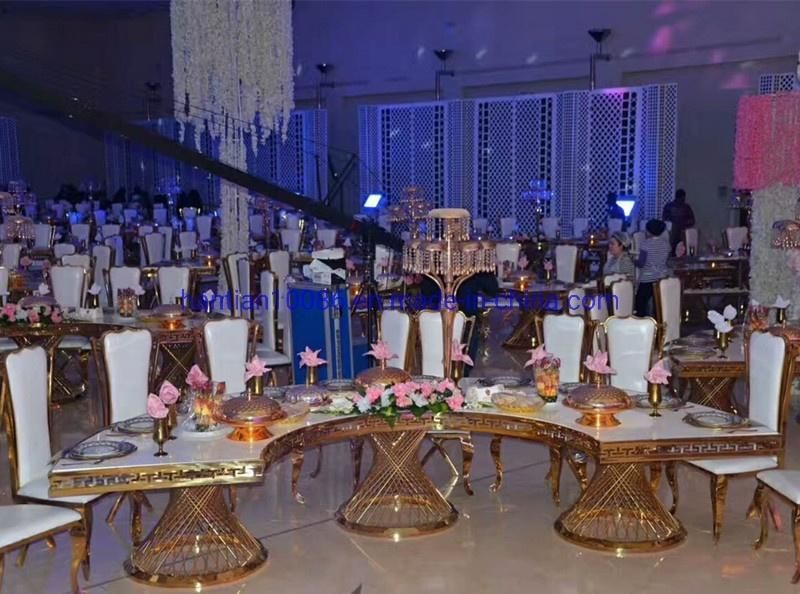 Gold Pink White Clourful Big Chair Royal High Grade Event Style Wedding Bridegroom Chair