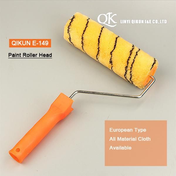 E-145 Hardware Decorate Paint Hardware Hand Tools Acrylic Polyester Mixed Yellow Double Strips Fabric Paint Roller Brush