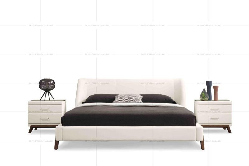 Bed Sofa Bed King Double Bed Upholstered Fabric Bed Wall Bed Home Furniture Hotel Furniture Bedroom Furniture