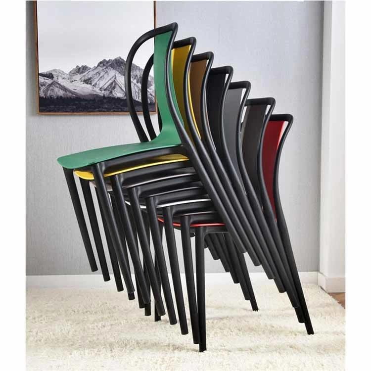 Modern Stackable PP Resin Hotel Restaurant Wedding Banquet Plastic Dining Chair