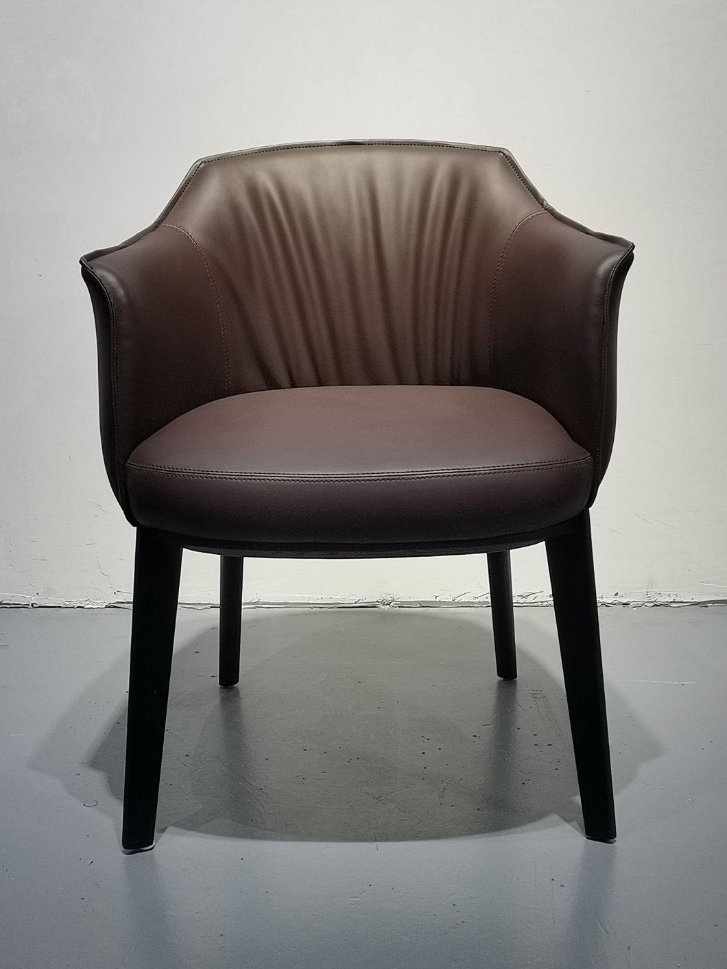 Deluxe Leather or Fabric Upholstery Hotel Bedroom Chair