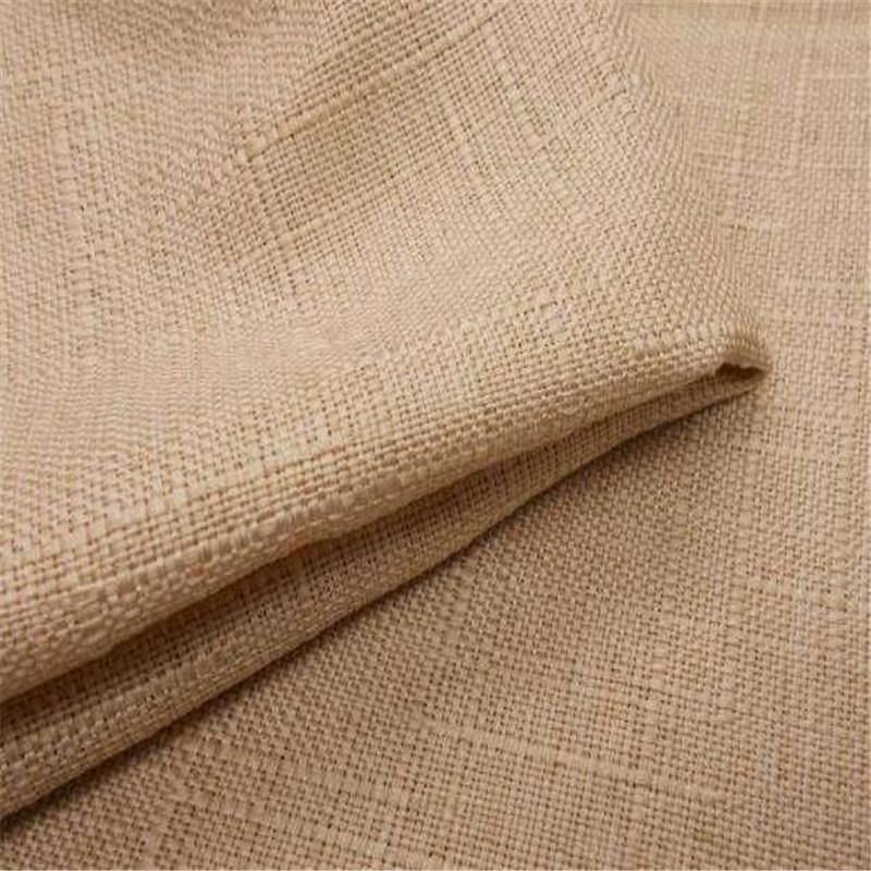 for Sofa Polyester Jacquard Imitation Linen Fabric