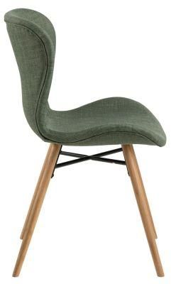 Wholesale Cheap Scandinavian Design Modern Dining Room Dining Chairs with Wooden Leg Chair