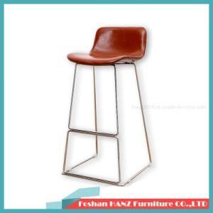 Modern Soft Bag Bar Front Desk Electroplating Bar Chair