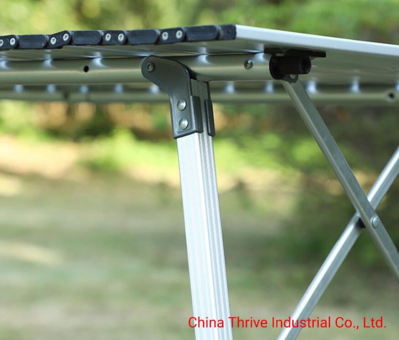 Portable Rolled Aluminum Folding Table Picnic Camping Barbecue with Carrying Bag