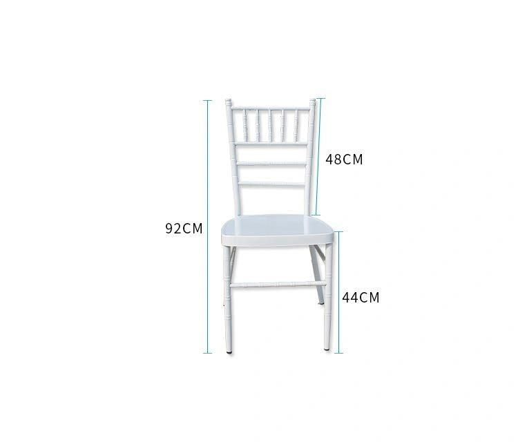 Garden Outdoor Furniture Chiavari Wedding Party Plastic Tiffany Dining Chair