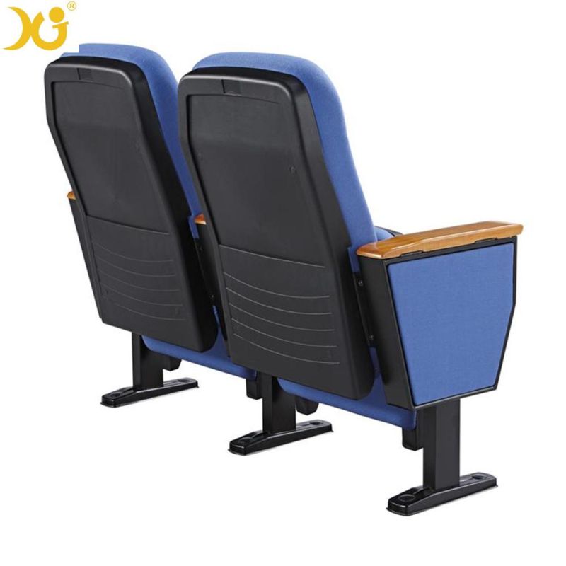 Cheap Price Interlocking Church Seating Folding Theater Cinema Chair Conference Lecture Hall Seats Auditorium Chair with Folded Writing Table