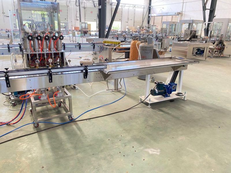 Full Automatic Aerosol Filling Machine for Vinyl and Fabric Spray