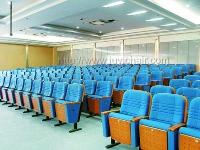 Jy-603 Folding Cover Fabric 3D Model Home Theater Wholesale Used Hot Selling Conference Church Cinema Chairs for Sale