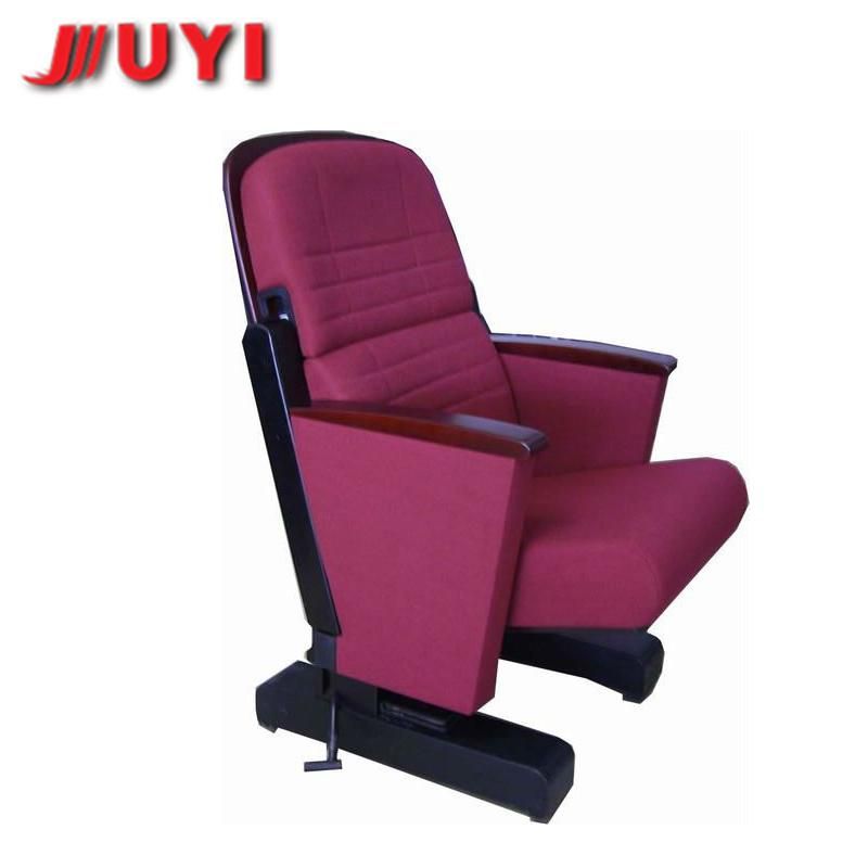 VIP Brand Indoor Upholstery Folding Auditorium Lecture Stackable Wooden Theater Chair Stackable Chairs for The Theater