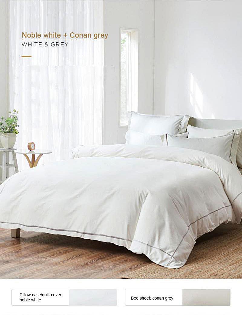 Hotel Supplys New Product Deep Pocket Bed Linen Cotton Fabric for Single Bed