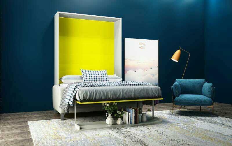 Wall Mounted Modern Transformable Folding Wall Bed with Sofa