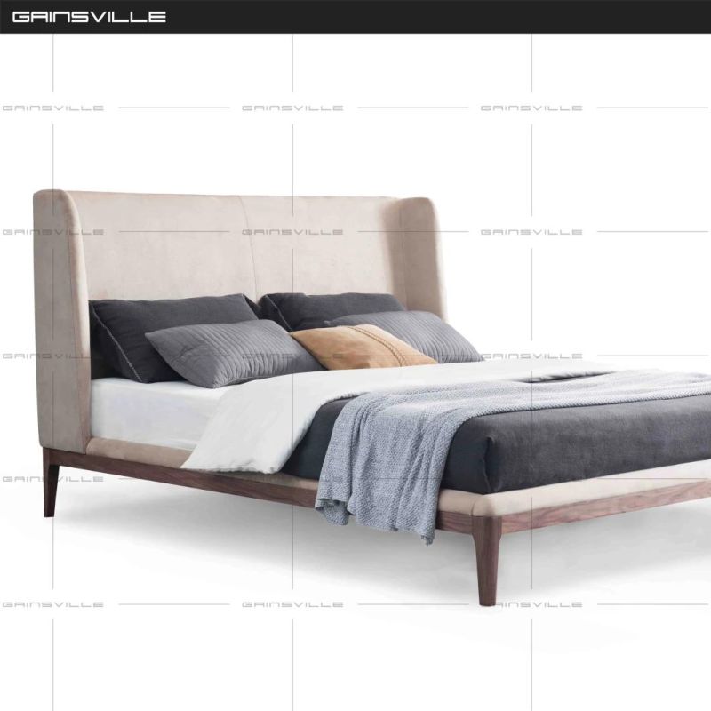 Bed Room Furniture Luxury Wooden Bed King Bed Wall Bed Gc1831