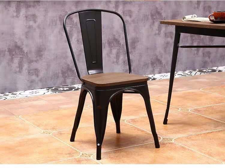 Rental Furniture Loft Studio Sillas Tolix Vintage Garden Coffee Metal Bistro Dining Chair