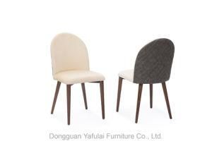 Factory Fabric Wooden Dining Chair Furniture