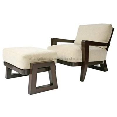 High Standard Hotel Lounge Chairs Solid Wood Frame (SCL-05)